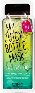 Scinic~Маска для снятия воспалений и лечения проблемной кожи~My Juicy Bottle Mask Soothing Ampoule