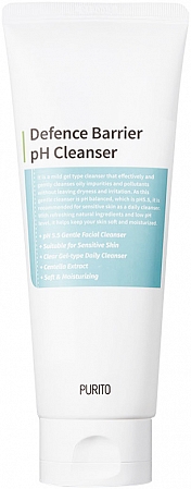 Purito~Слабокислотный гель для деликатного очищения кожи~Defence Barrier Ph Cleanser