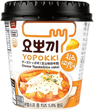Yopokki~Рисовые палочки с сырным вкусом (Корея)~Topokki Rice Cake